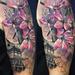 Tattoos - Japanese Temple and Cherry Blossoms - 59876